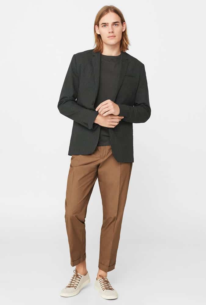 Unstructured Jacket + Pleated Trousers 